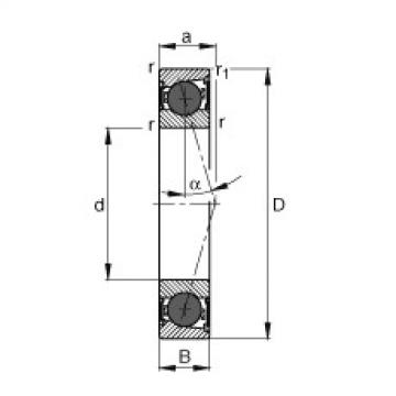 angular contact ball bearing installation HCB71913-C-2RSD-T-P4S FAG