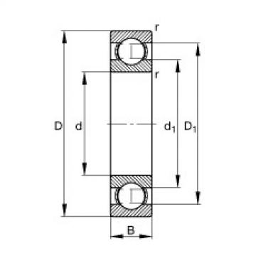 Bearing Original Brand S6201  FAG   