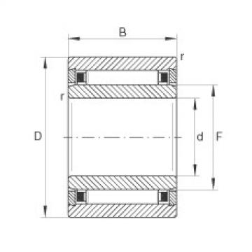 needle roller bearing sleeve NKI6/16-TV INA