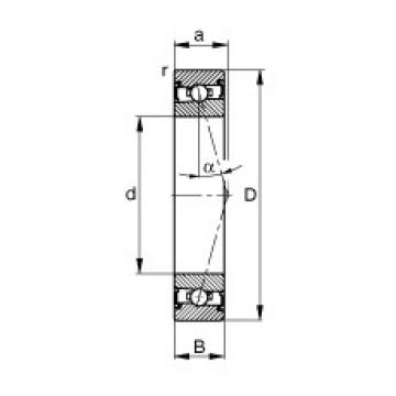 angular contact ball bearing installation HSS7012-C-T-P4S FAG