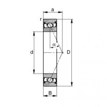 angular contact ball bearing installation HSS7004-E-T-P4S FAG