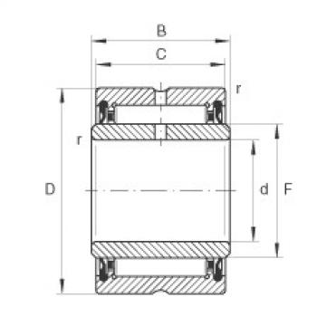 needle roller bearing sleeve NA4904-2RSR INA