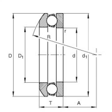 thrust ball bearing applications 53201 FAG