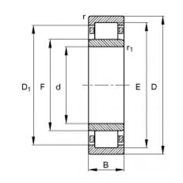 Cylindrical Roller Bearings Distributior NU422-M1 FAG