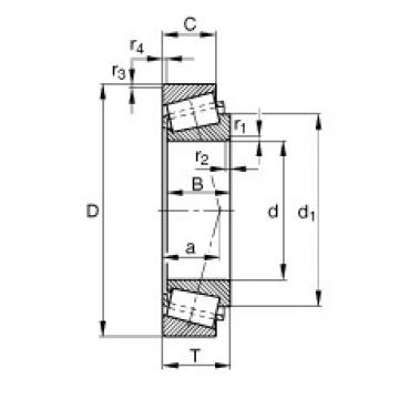 tapered roller bearing axial load K11590-11520 FAG