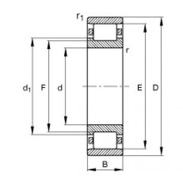 Cylindrical Roller Bearings N202-E-TVP2 FAG