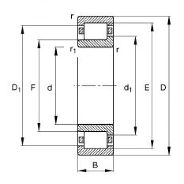 Cylindrical Bearing NJ210-E-TVP2 FAG