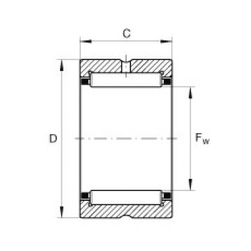 needle roller bearing sleeve NCS1012 INA