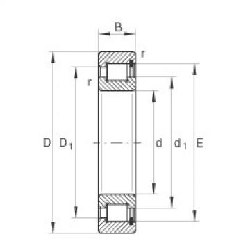 cylindrical bearing nomenclature SL181840 INA