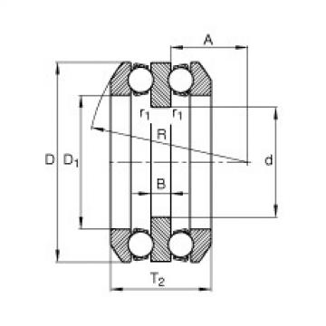 thrust ball bearing applications 54205 FAG