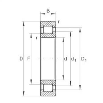 cylindrical bearing nomenclature SL192307 INA