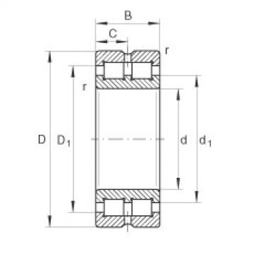 cylindrical bearing nomenclature SL014834 INA