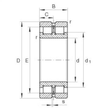 cylindrical bearing nomenclature SL024840 INA