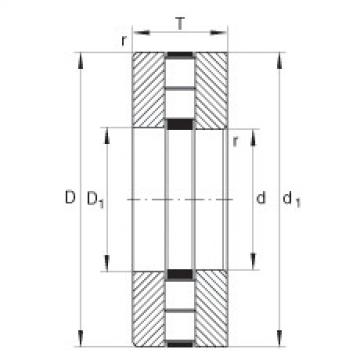 thrust ball images bearings 89413-TV INA