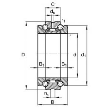 thrust ball bearing applications 234409-M-SP FAG