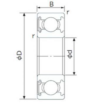 Bearing Original Brand R22-RS  CYSD   