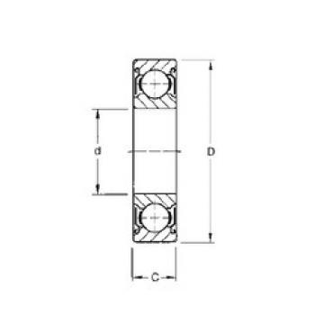 Bearing Original Brand R12-ZZ  CYSD   