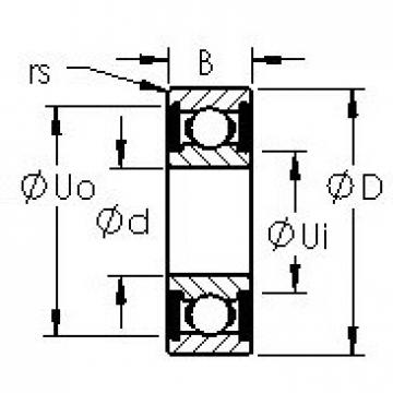 Bearing Original Brand R2-2RS  AST   