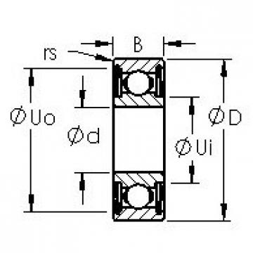 Bearing Original Brand R12ZZ  AST   