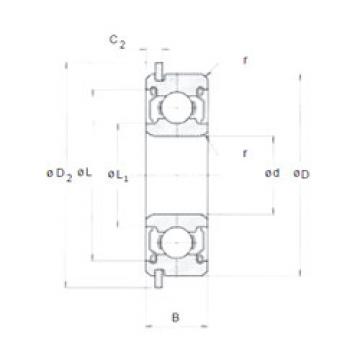 Bearing Original Brand RNR-2210X9KK  NMB   