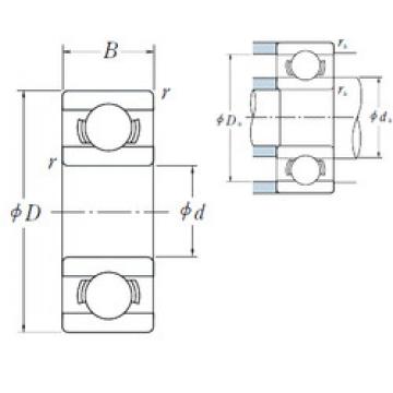 Bearing Original Brand MR  117  NSK  