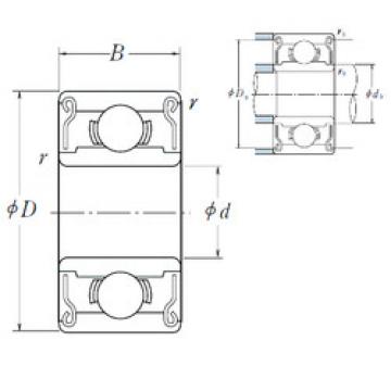 Bearing Original Brand MR  93  ZZ  NSK 