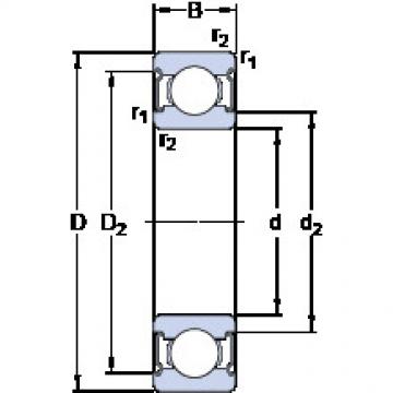 Bearing Original Brand W  61909-2Z  SKF  