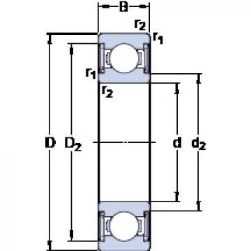 Bearing Original Brand W  6001-2RS1  SKF  