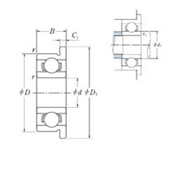 Bearing Original Brand MF106  ISO   