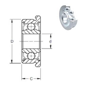 Bearing Original Brand MF63-2Z  ZEN   