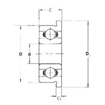 Bearing Original Brand MF74  FBJ   