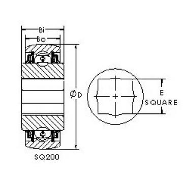 Bearing Original Brand GSQ208-100A  AST   