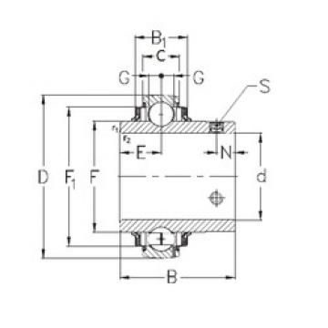 Bearing Original Brand GYE15-KRRB  NKE   