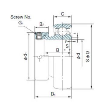 Bearing Original Brand KH205AE  NACHI   