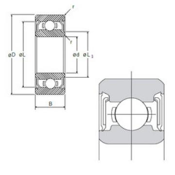 Bearing Original Brand L-1680DD  NMB   