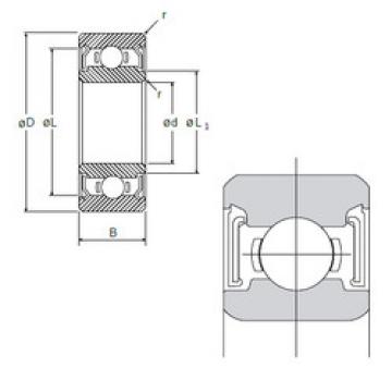 Bearing Original Brand R-1980SS  NMB   