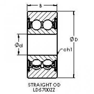 Bearing Original Brand LD5703ZZ  AST   