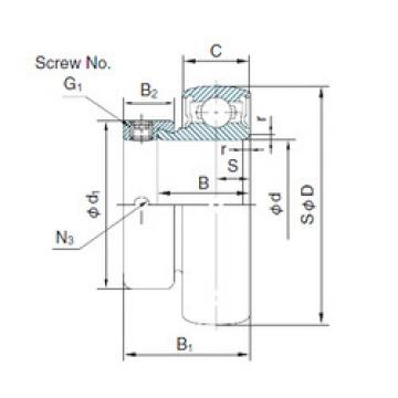 Bearing Original Brand U005+ER  NACHI   