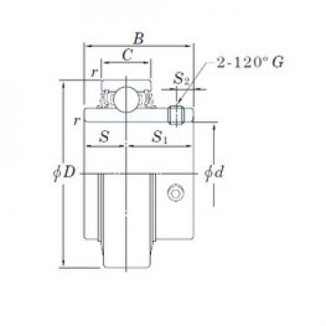 Bearing Original Brand RB206  KOYO   