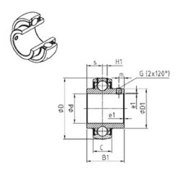 Bearing Original Brand UC201  SNR   