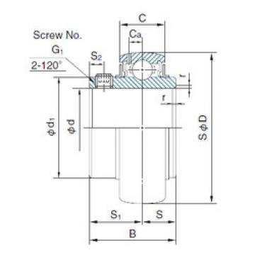 Bearing Original Brand UCX10  NACHI   