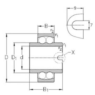 Self-Aligning Ball Bearings 11211 NKE