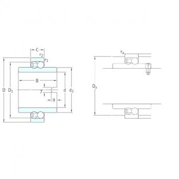 Self-Aligning Ball Bearings 11209TN9 SKF