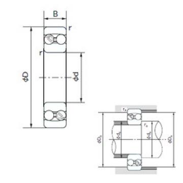 Self-Aligning Ball Bearings 1201 NACHI