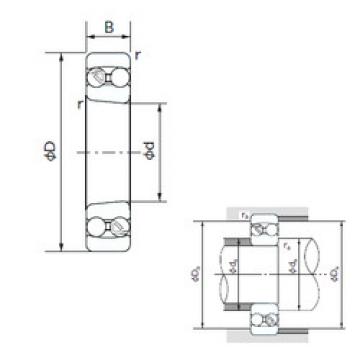 Self-Aligning Ball Bearings 1206K NACHI