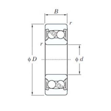 Self-Aligning Ball Bearings 2207-2RS KOYO