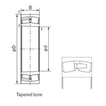 Cylindrical Roller Bearings 21309AXK NACHI