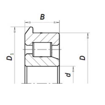 Cylindrical Roller Bearings 563809A FAG