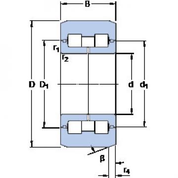 Cylindrical Roller Bearings 319008 A/HB2 SKF