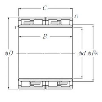 Cylindrical Roller Bearings 4R2823 NTN